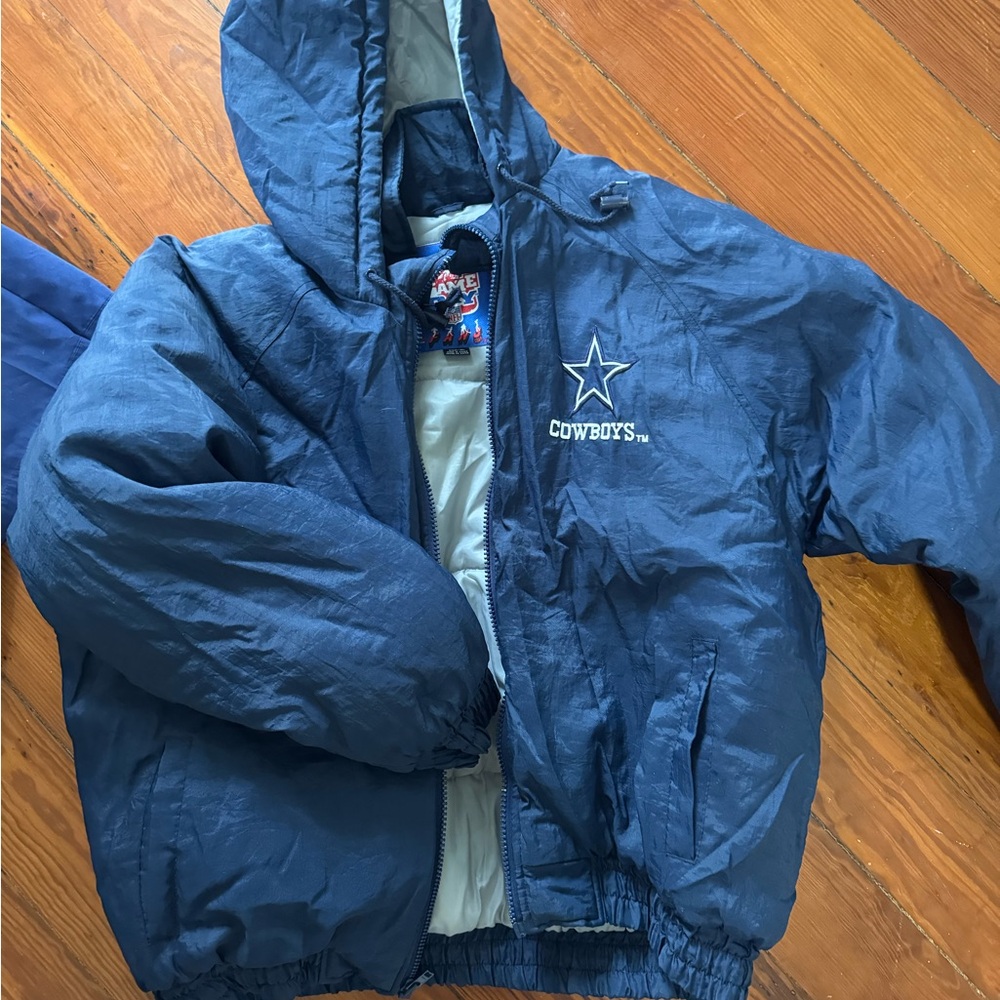 NFL Blue Puffer Jacket